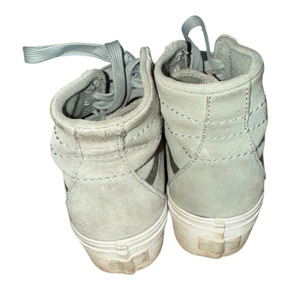 Vans SK8 HI Tapered stackform Size 6.5 Women’s / 5 Men’s Grey Suede - Picture 4 of 7